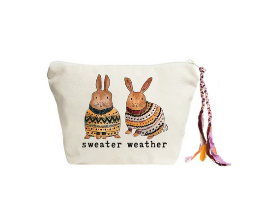 Sweater Weather (Bunny Edition) | Pouch