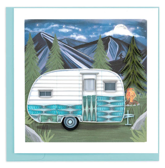 Quilling Card Camper