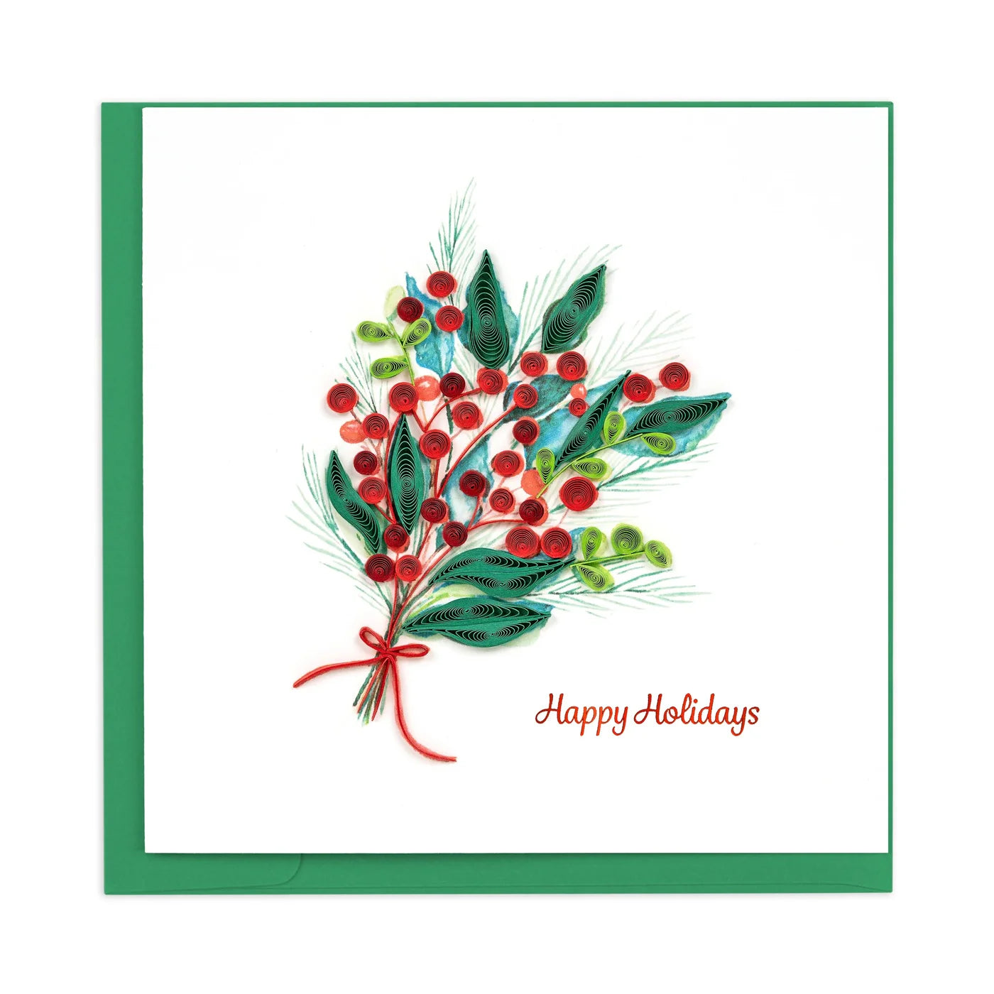 Holly Berry Bunch Quilling Card