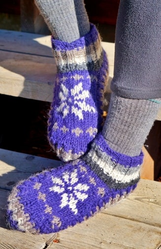 Wool Slipper Knit